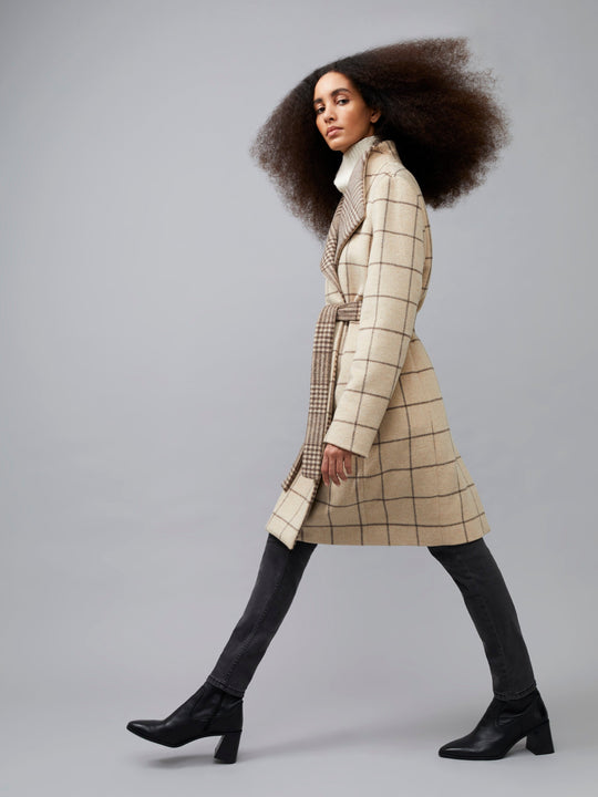 Fran Wool Belted Coat