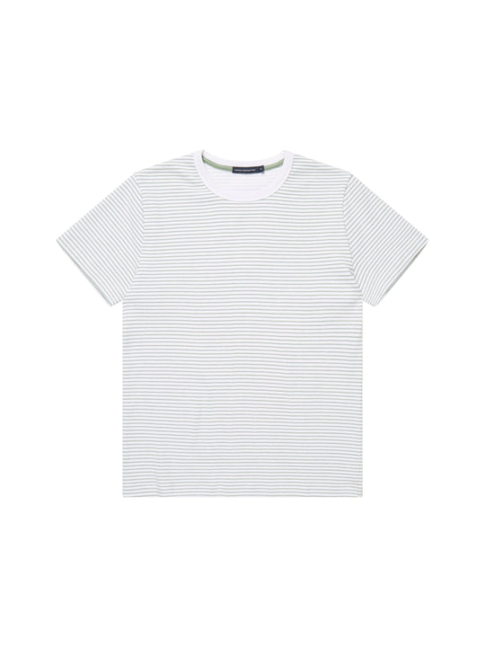 Textured Jersey Stripe Short Sleeve T-Shirt