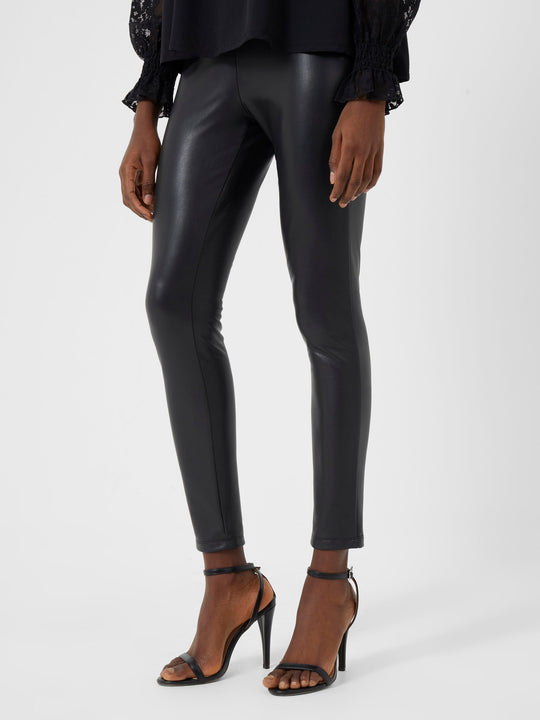 Etta Recycled Vegan Leather Skinny Trousers