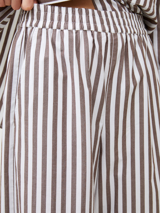 Stripe Poplin Trousers