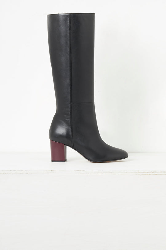 Renzo Leather Knee High Boots